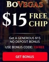 $15 Free Chip BoVegas