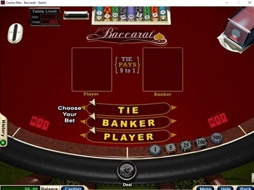 Baccarat Casino Max Games