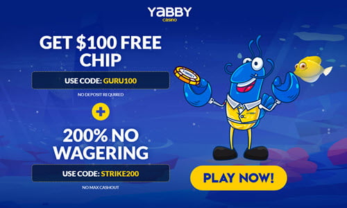 Yabby Casino No Deposit Bonus Codes